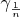 $\gamma_{\frac1n}$