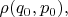$\rho(q_0,p_0),$