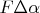 $F\Delta\alpha$