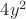$4y^2$