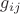 $ g_{ij}$