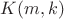 $K(m,k)$