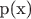 p(x)