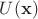$U(\mathbf{x})$