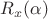 $R_x(\alpha)$