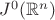 $J^0(\mathbb{R}^n)$