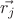 $\vec{r_j}$