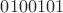 $0100101$