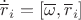 $\dot{\overline r}_i=[\overline\omega,\overline r_i]$
