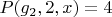 $P(g_2,2,x)=4$
