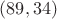 $(89,34)$