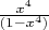 $\frac{x^4}{(1-x^4)}$