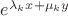 $e^{\lambda_k x+\mu_k y}$