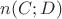 $n(C;D)$ $n(C;D)$