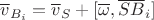 $\overline v_{B_i}=\overline {v}_{S}+[\overline \omega,\overline{SB}_i]$