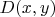 $D(x,y)$