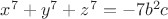 $x^7+y^7+z^7=-7b^2c$