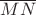 $\overline{MN}$