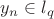 ${y_n}\in l_q$