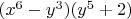 $(x^6-y^3)(y^5+2)$