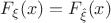 $F_{\xi}(x)=F_{\hat \xi}(x)$