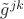 $\tilde{g}^{jk}$