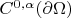 $C^{0,\alpha}(\partial\Omega)$