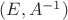 $(E, A^{-1})$