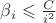 $\beta_i\leqslant\frac{C}{i^2}$