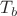 $ T_{b}$