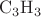 $\mathrm{C_3H_3}^\bdot$