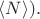 $\langle N \rangle).$