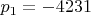 $p_1=-4231$