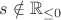 $s \notin \mathbb{R}_{\le 0}$