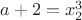 $a+2=x_2^3$