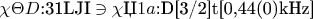 $\chi\Theta D\mbox{:31LJI}\owns\chi\mbox{Џ}1a\mbox{:D[3/2]t[0,44(0)kHz]}$