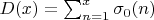 $ D(x)=\sum_{n=1}^{x }\sigma _0(n)\ $