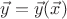 $\vec y=\vec y(\vec x)$