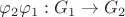 $\varphi_2 \varphi_1:G_1 \to G_2$