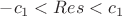 $-c_1<Re s<c_1$