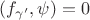 $(f_{\gamma'},\psi)=0$