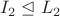 $I_2\trianglelefteq L_2$