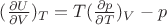 $(\frac {\partial U}{\partial V})_T=T(\frac {\partial p}{\partial T})_V-p$