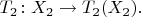 $T_{2}\colon X_{2}\to T_{2}(X_2).$