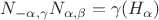 $N_{-\alpha,\gamma}N_{\alpha,\beta}=\gamma(H_\alpha)$
