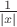 $\frac{1}{\mid  x\mid}$