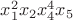 $x_1^2x_2x_4^4x_5$