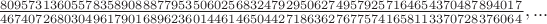 $\frac{8095731360557835890888779535060256832479295062749579257164654370487894017}{4674072680304961790168962360144614650442718636276775741658113370728376064},...$