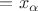 $=x_\alpha$