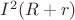 $I^2(R+r)$
